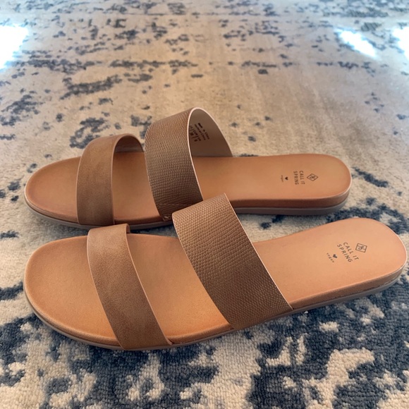 Faux Leather Sandals - Picture 4 of 6